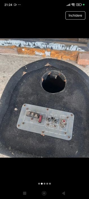 Vând subwoofer ug cu amplificator stricat