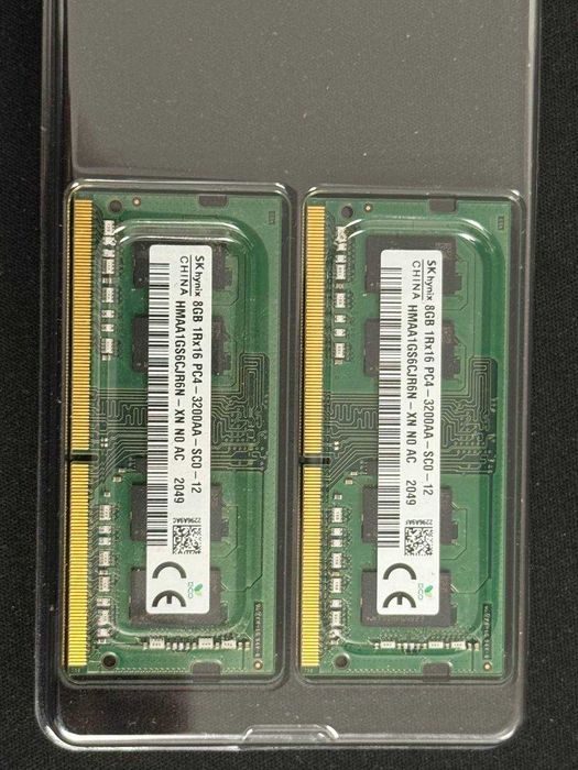 Рам памет SK Hynix 2x8GB (16 GB общо) DDR4 3200 SO-DIMM лаптоп RAM