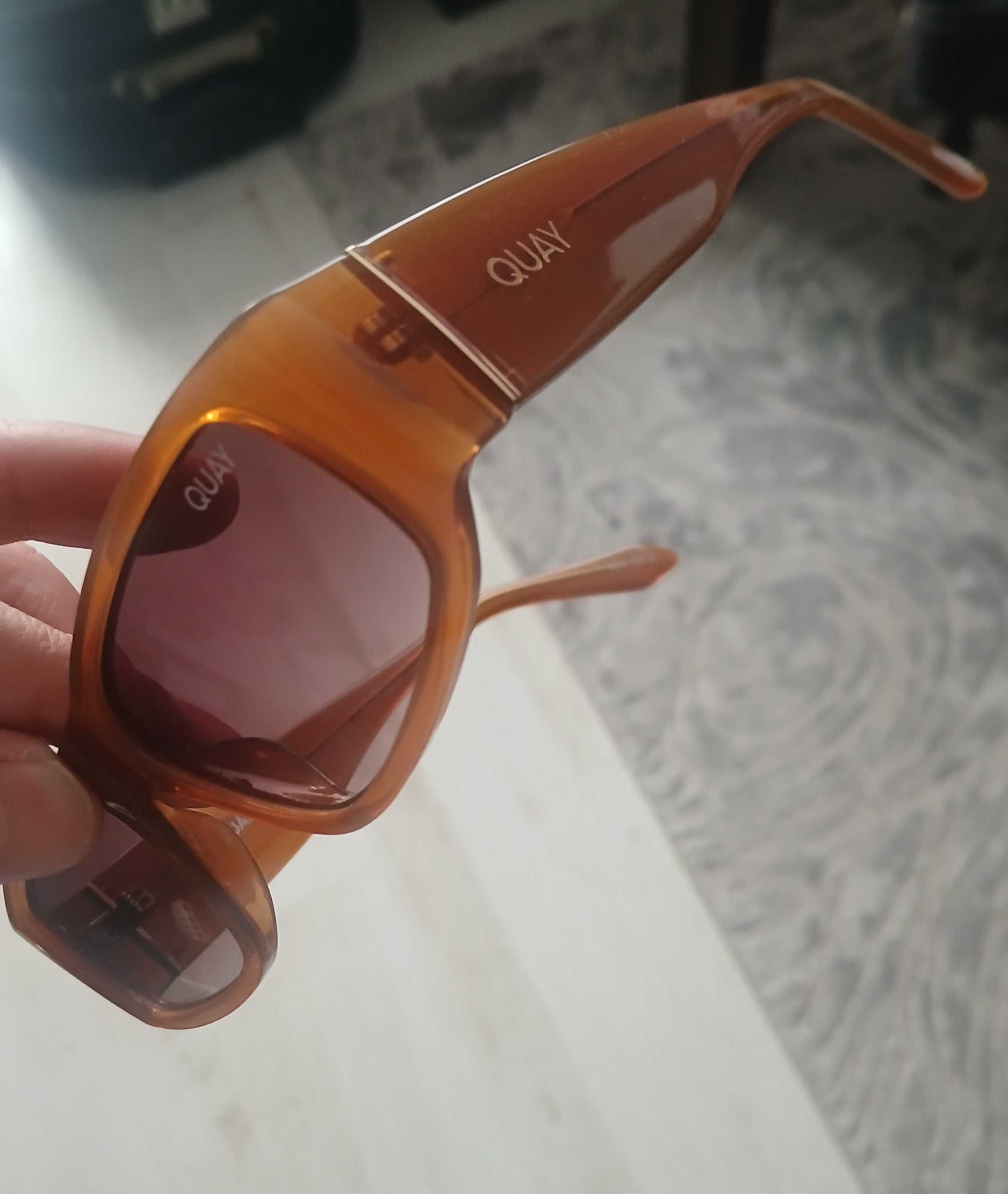 Слънчеви очила, Quay Australia, цвят Caramel ,Unisex Sunglasses