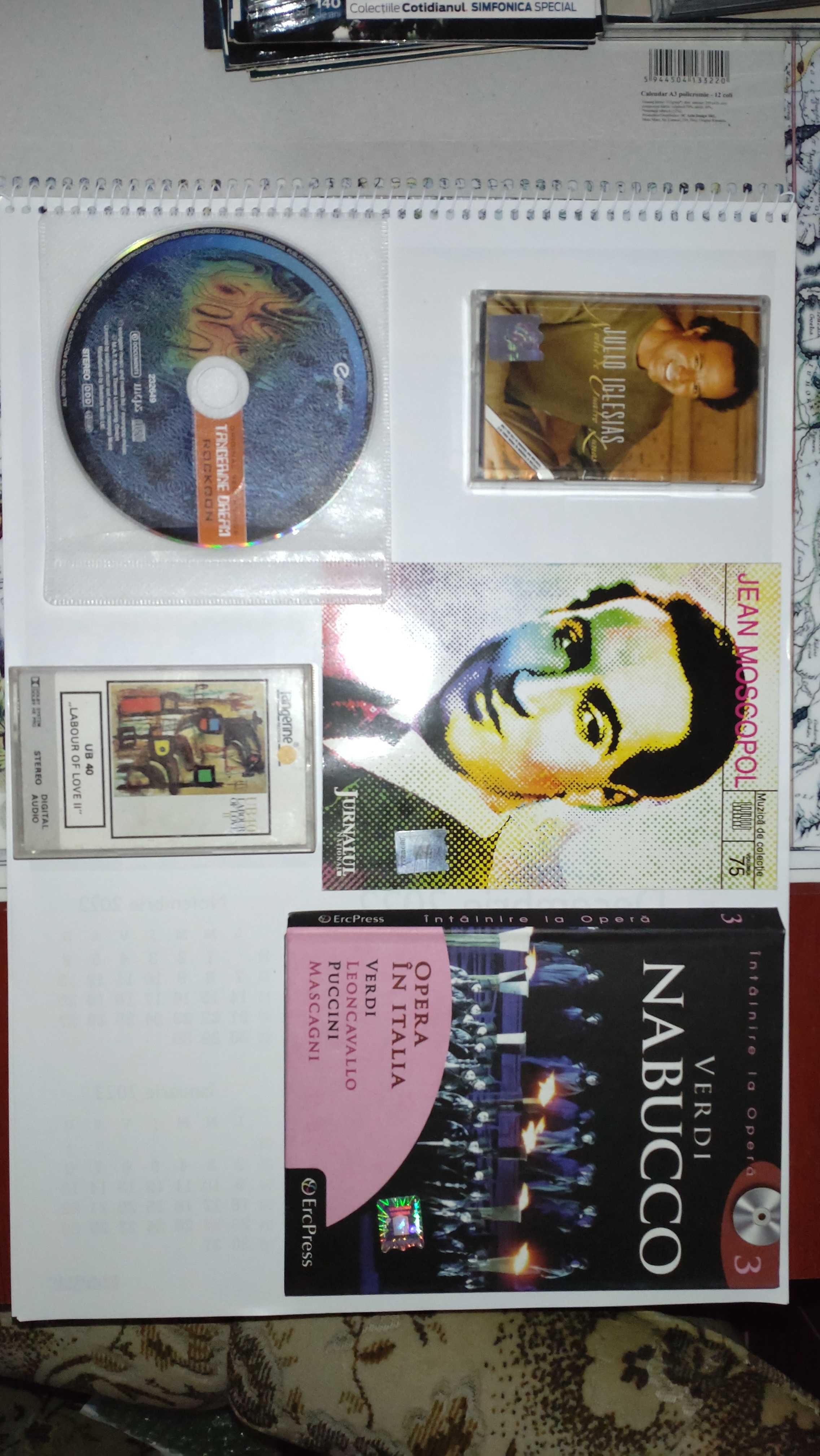 CD-uri, DVD-uri și casete, muzică populară, clasică, reggae, electroni