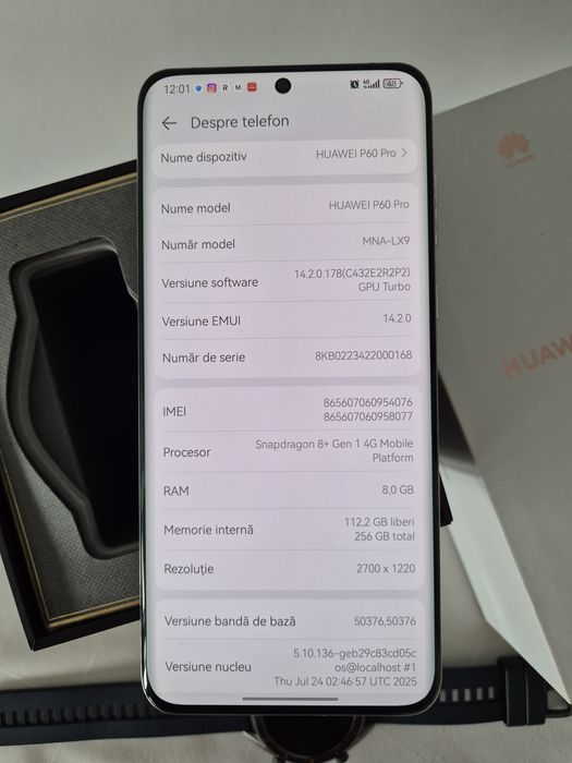Huawei P60 PRO 256 GB + Smartwach Huawei GT 3 CADOU (iphone, samsung)