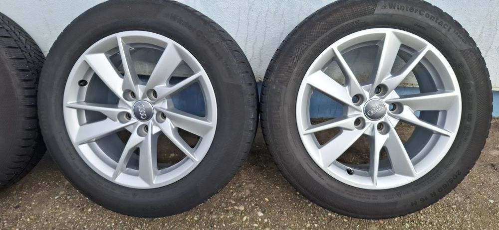 Vand jante/roti audi r16 5x112 continental 2023 iarna