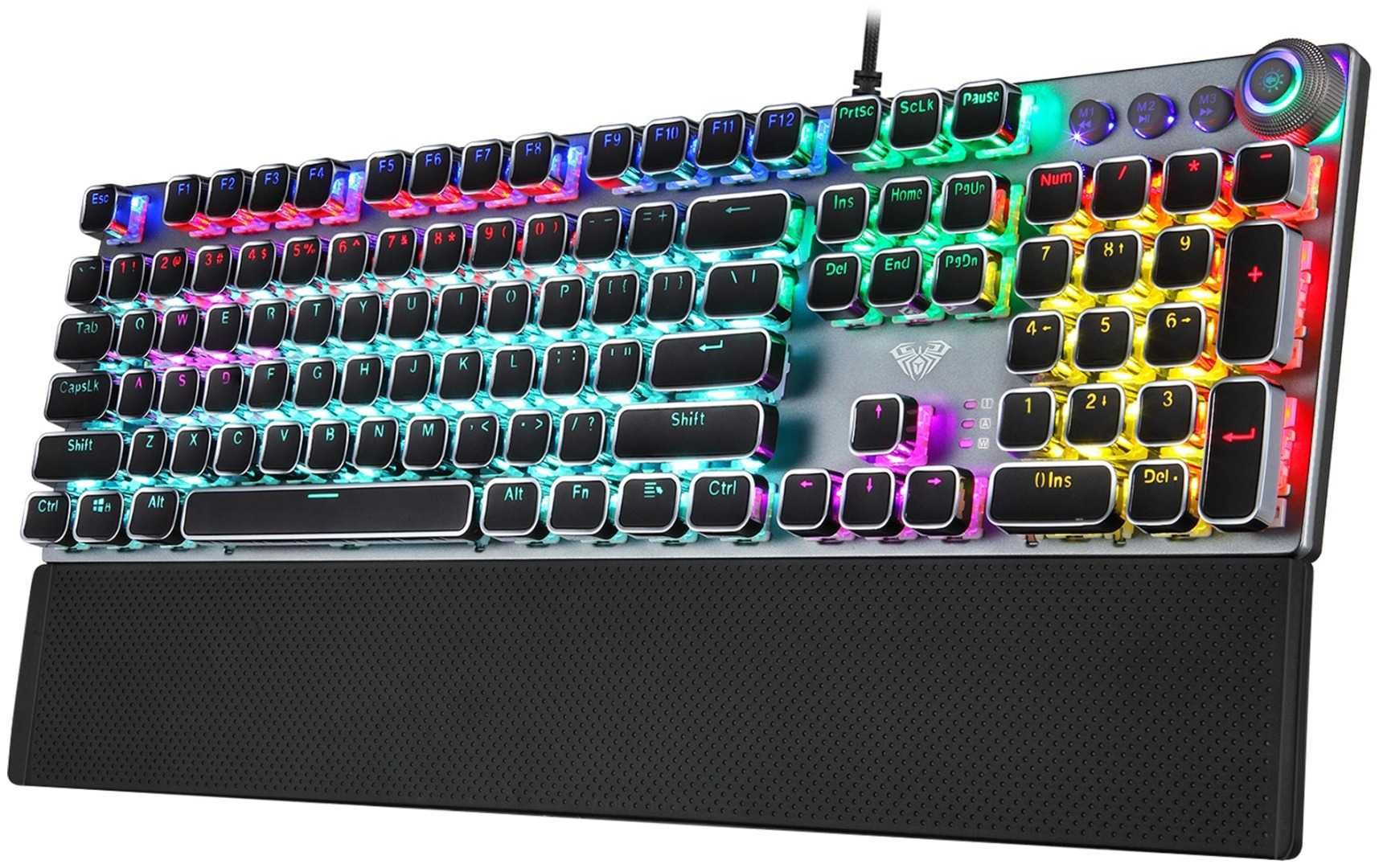 Продам новую клавиатуру AULA Fireshock V5 черный