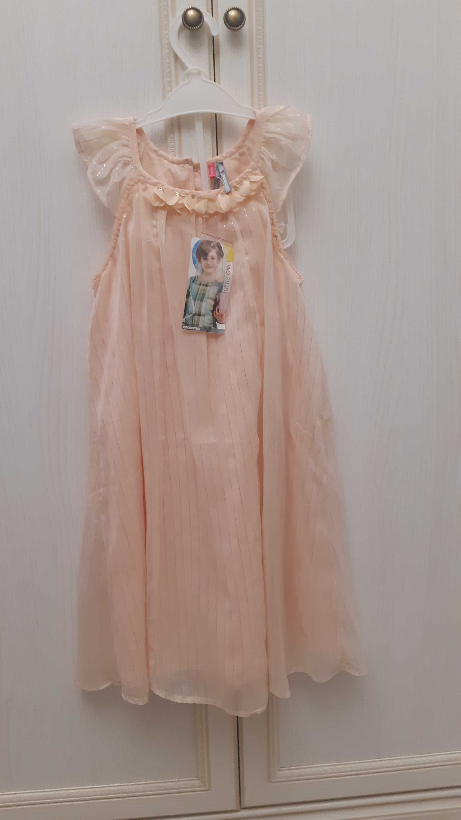 Продам новое нарядное платье бренда Orchestra на девочку 7-8-9 лет
