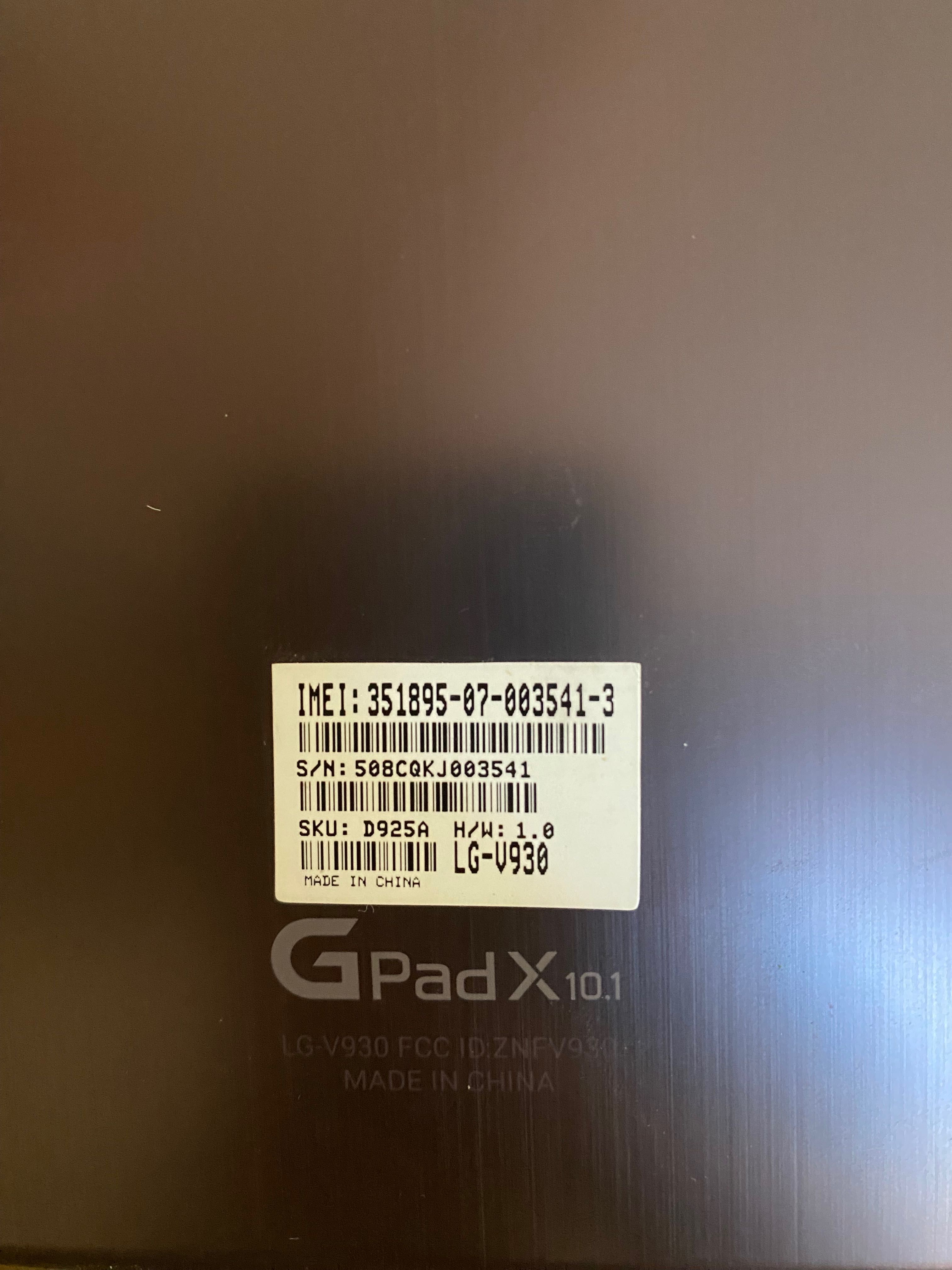 G pad x 10,1 таблет lg 32 gb