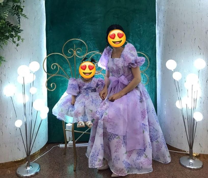 Мама и доча көйлек