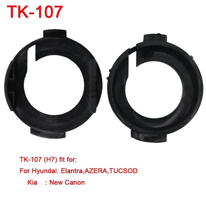 База/адаптер ТК-107/ 2бр. H7 LED преходник/основа за държач на фарове