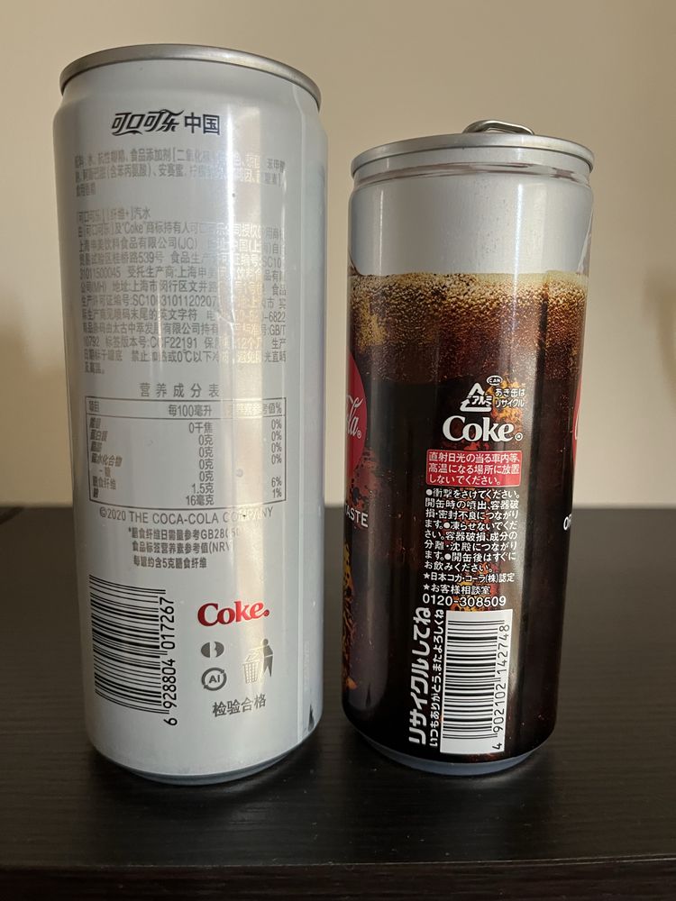 Coca-Cola празни кенчета за колекции