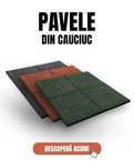 Aleei gradina, dale de cauciuc, pavelele de cauciuc