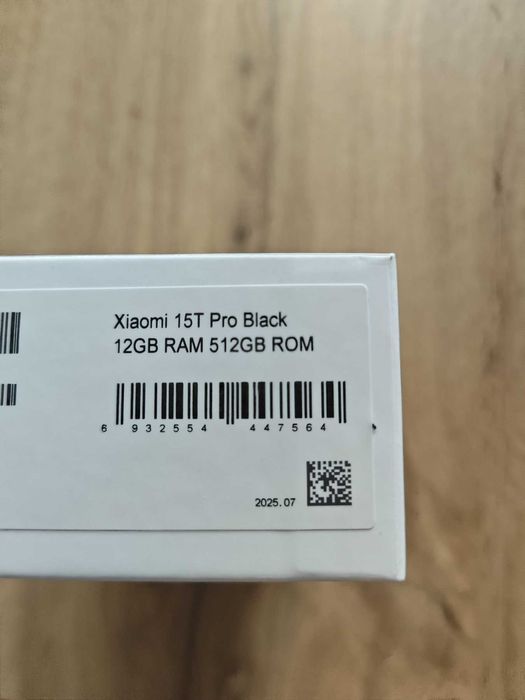 НОВ! Xiaomi 15T Pro 512GB / 12GB RAM / Черен