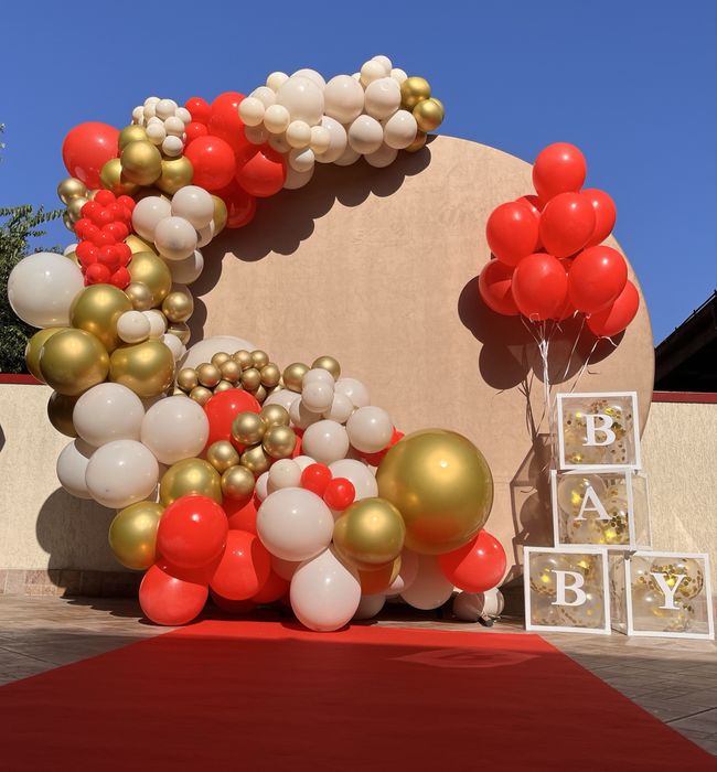 Decor evenimente - Arcada Baloane si Cabina Foto