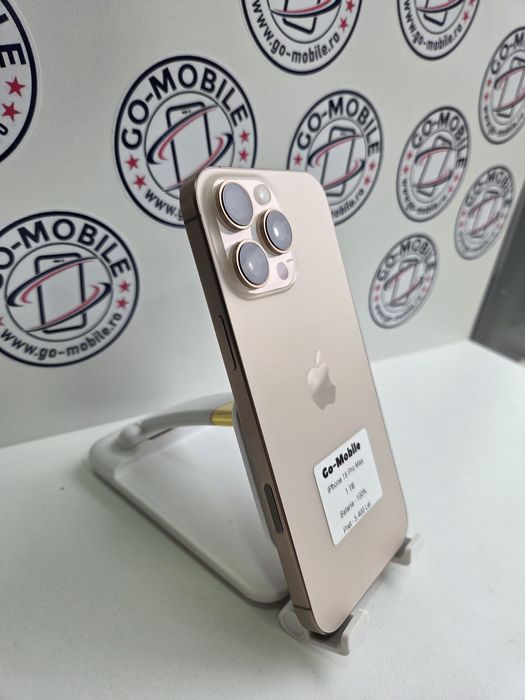 iPhone 16 Pro Max - 1TB - 100% Baterie - Garanție