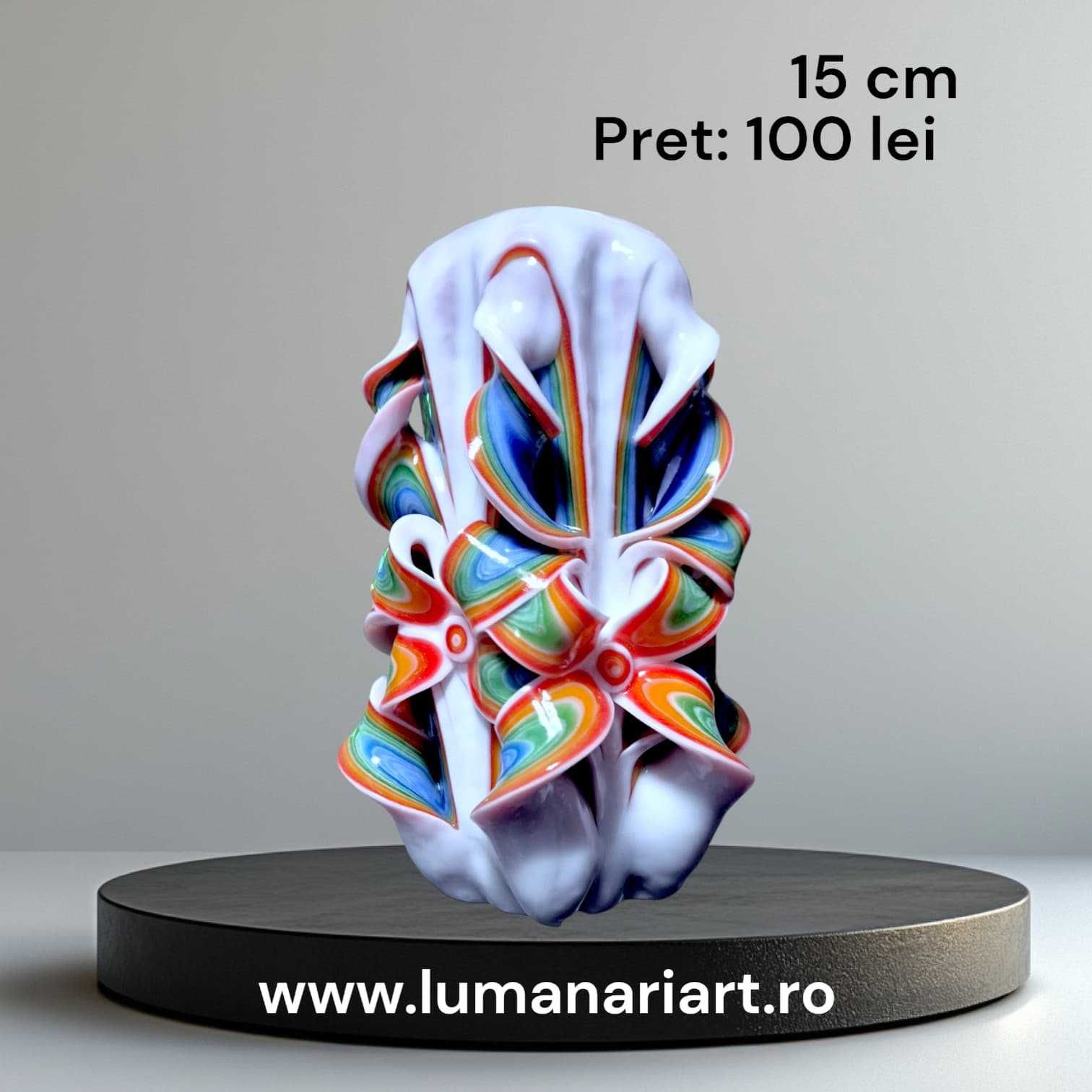 Lumanari sculptate manual – decorative, cadou, eveniment