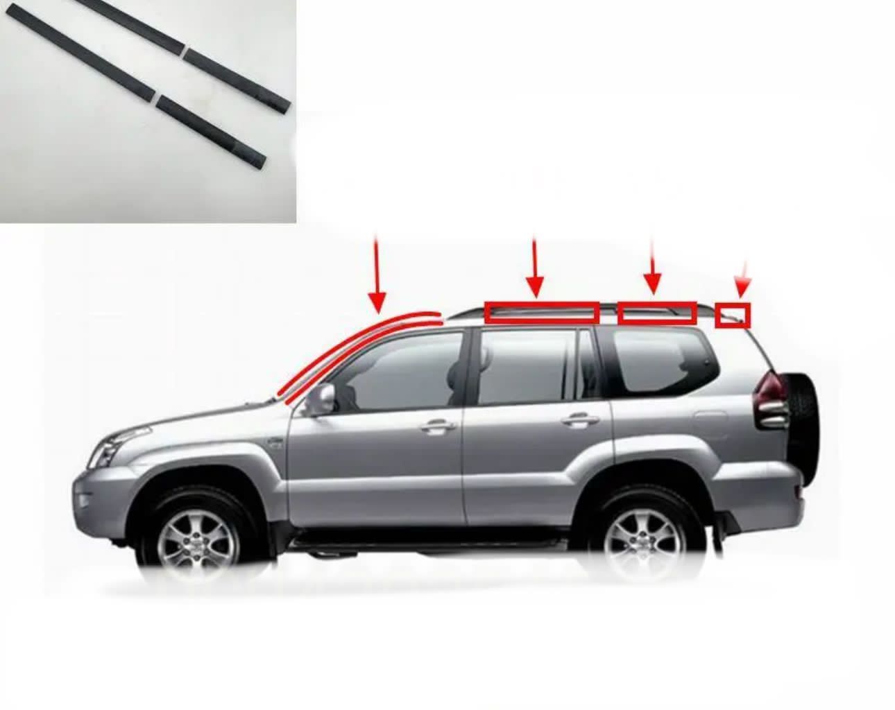 Бампер Тойота Ленд Крузер Прадо 120/gx470