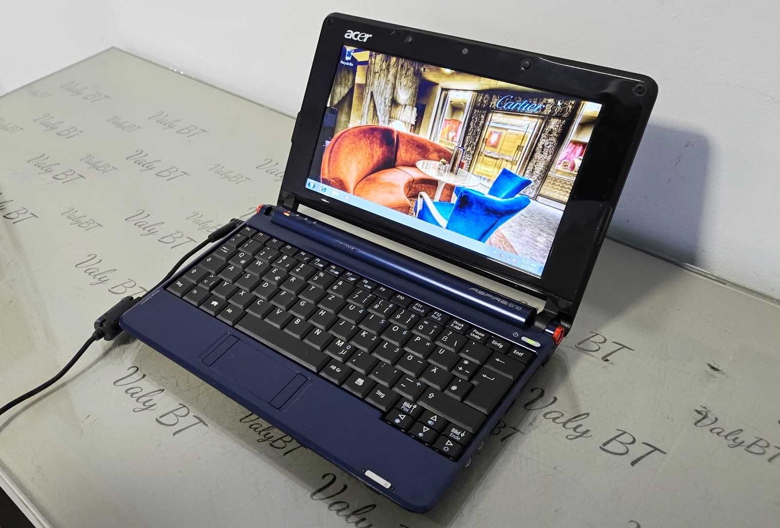 Laptop miniAcer Aspire One ZG5 Blue - 10 inch - functional instalat