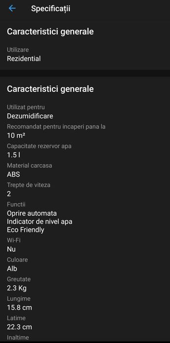 Dezumidificator Turbionaire Start5