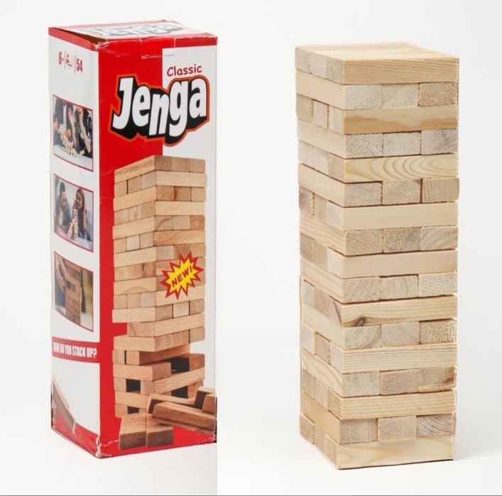 Настольная игра Jenga, 
башня