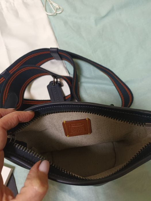 Coach duffle 13 blue мъжка чанта