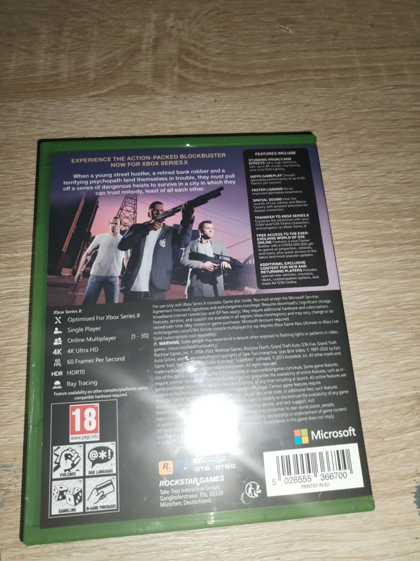 Joc gta v pentru Xbox seria x