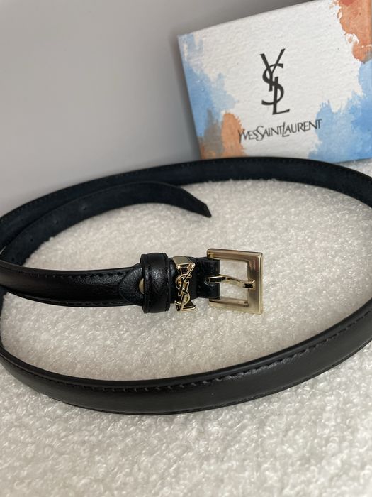 Колан естествена кожа в кутия *YSL*