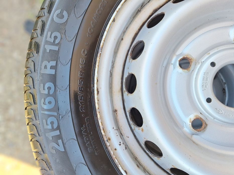 Jante tabla R15C FORD transit custom +anvelope