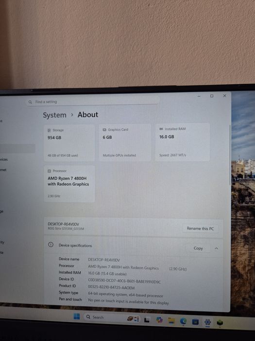 Геймърски лаптоп ASUS ROG / Gaming Laptop ASUS