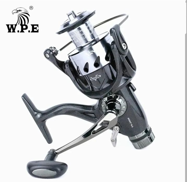 Катушка "WPE VENUS 6000" металлическая ручка,металлическая шпуля, 9+1