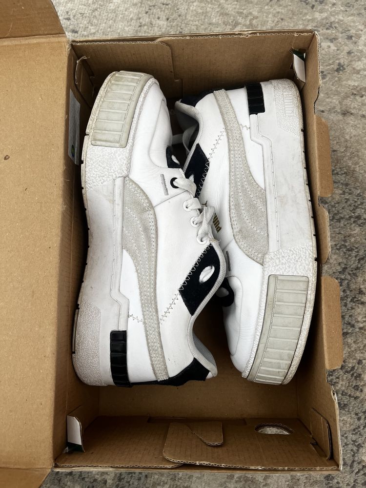 Adidasi puma 35 albi talpa inalta