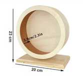Roata hamster - lemn natural