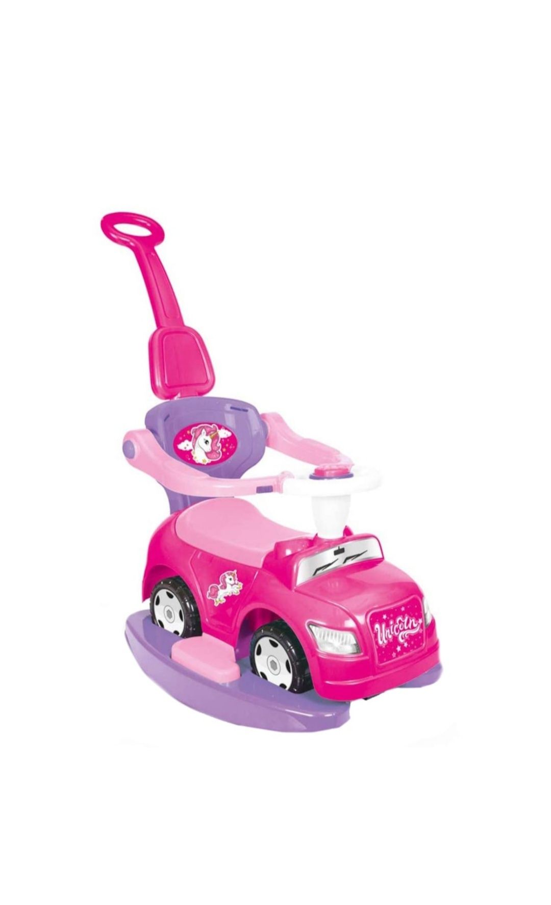 Masinuta bebe Ride-on 4 in 1 Unicorn