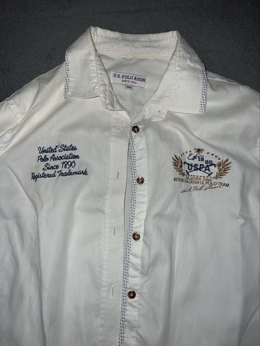 Camasa U.S. Polo Assn alba