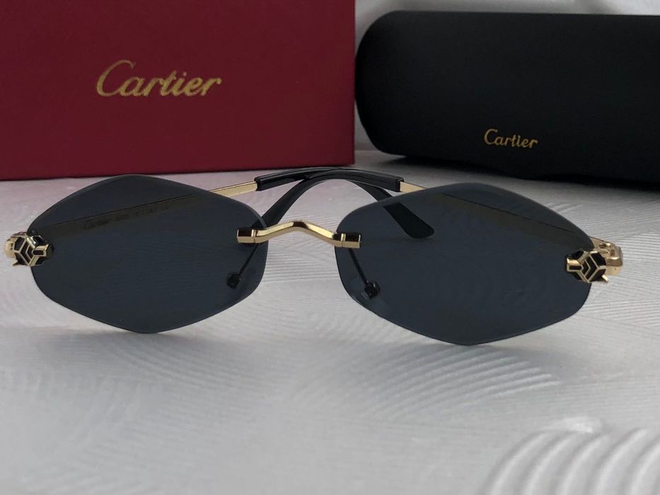 Cartier Panthere  ochelari pentru femei cu romburi 3 culori