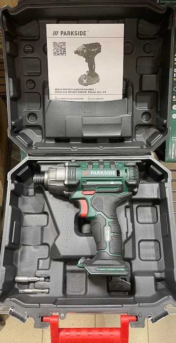 Импакт Parkside 20V Li-Ion Нов от Германия може и с батерия и зарядно.