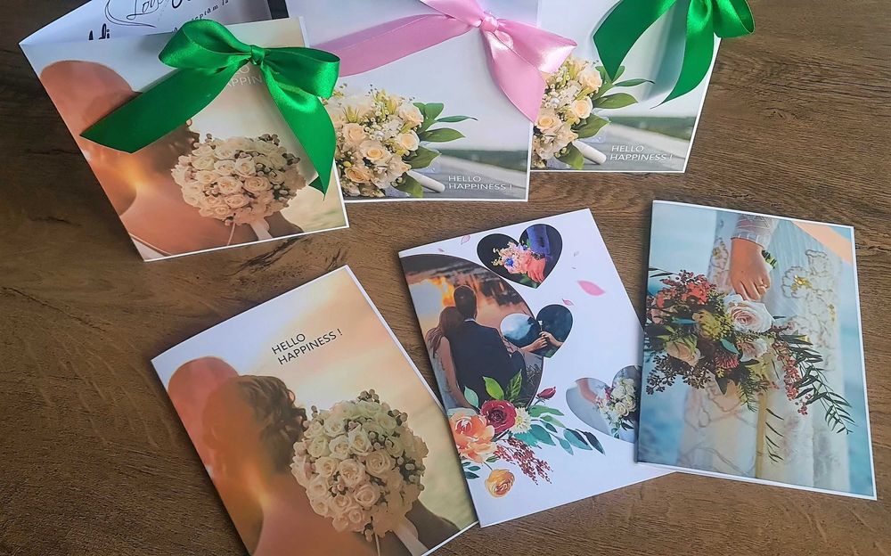 Invitatie nunta cu funda