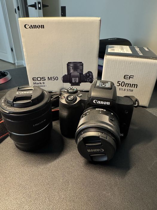 Canon EOS M50 Mark 2 + Canon EF 50mm f/1.8 STM