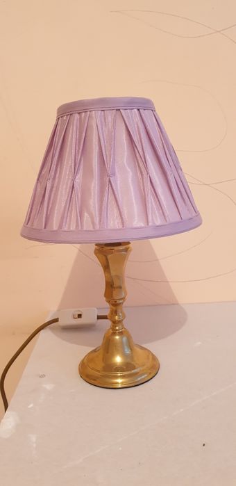 Accesoriu decorațiune electric alama Suedia 1970 vintage colectie