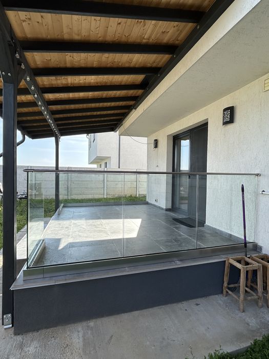 Vand geamuri terasa duble transparente securizate