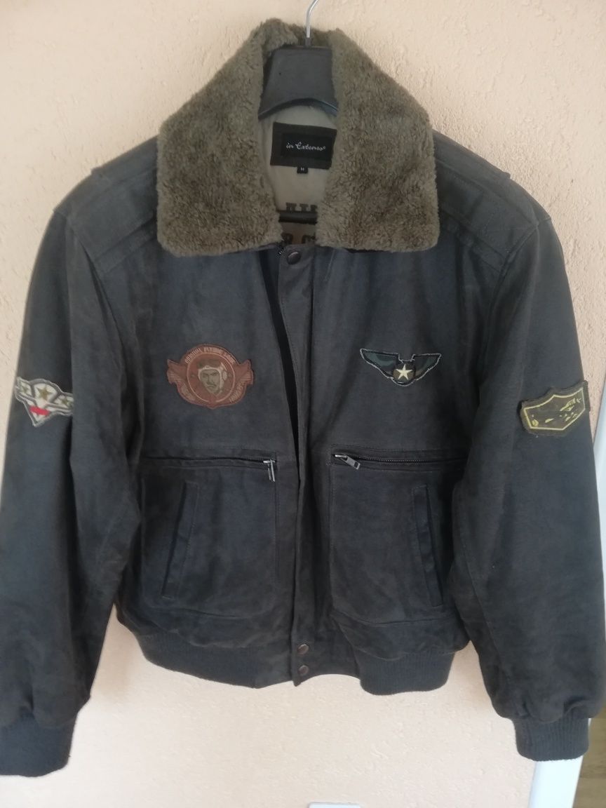 Geaca piele bărbati Extenso Aviator M