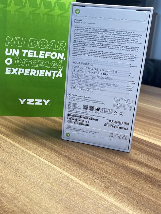 iPhone 15 / 128 GB / Sănătate baterie 100% /Nou sigilat