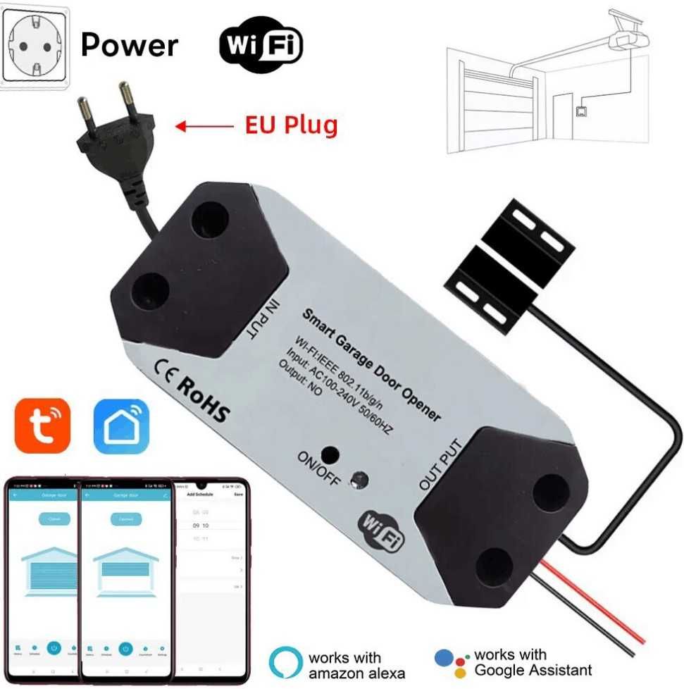 Kit automatizare si control usa garaj poarta Wi-Fi Control aplicatie