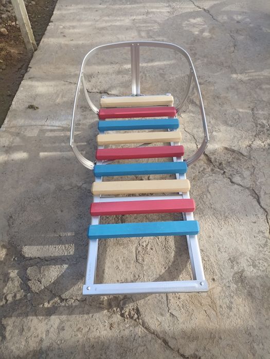 Алюминиевые Санки со спинкой СССР