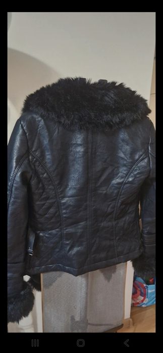 Haina de piele cu blanita M