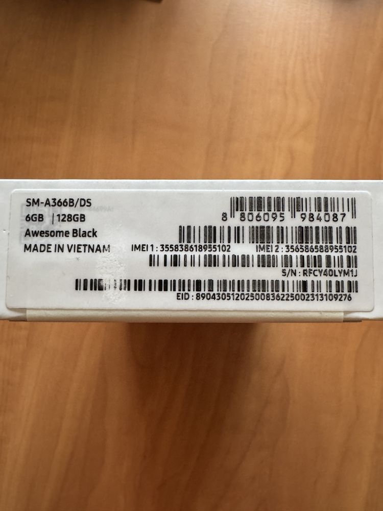 Samsung a36 5g 128gb black | гаранция 2г. | неразпечатан
