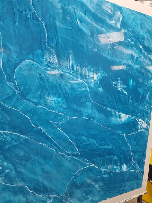 Stucco venetian efect marmura