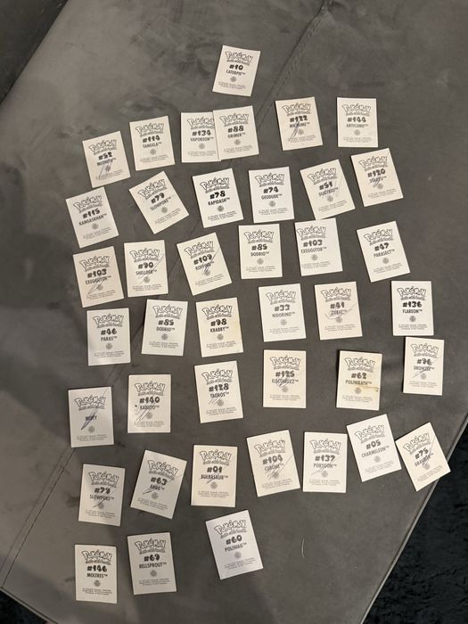 Cartonase, Stickere Pokemon Chipita, Chipiacao