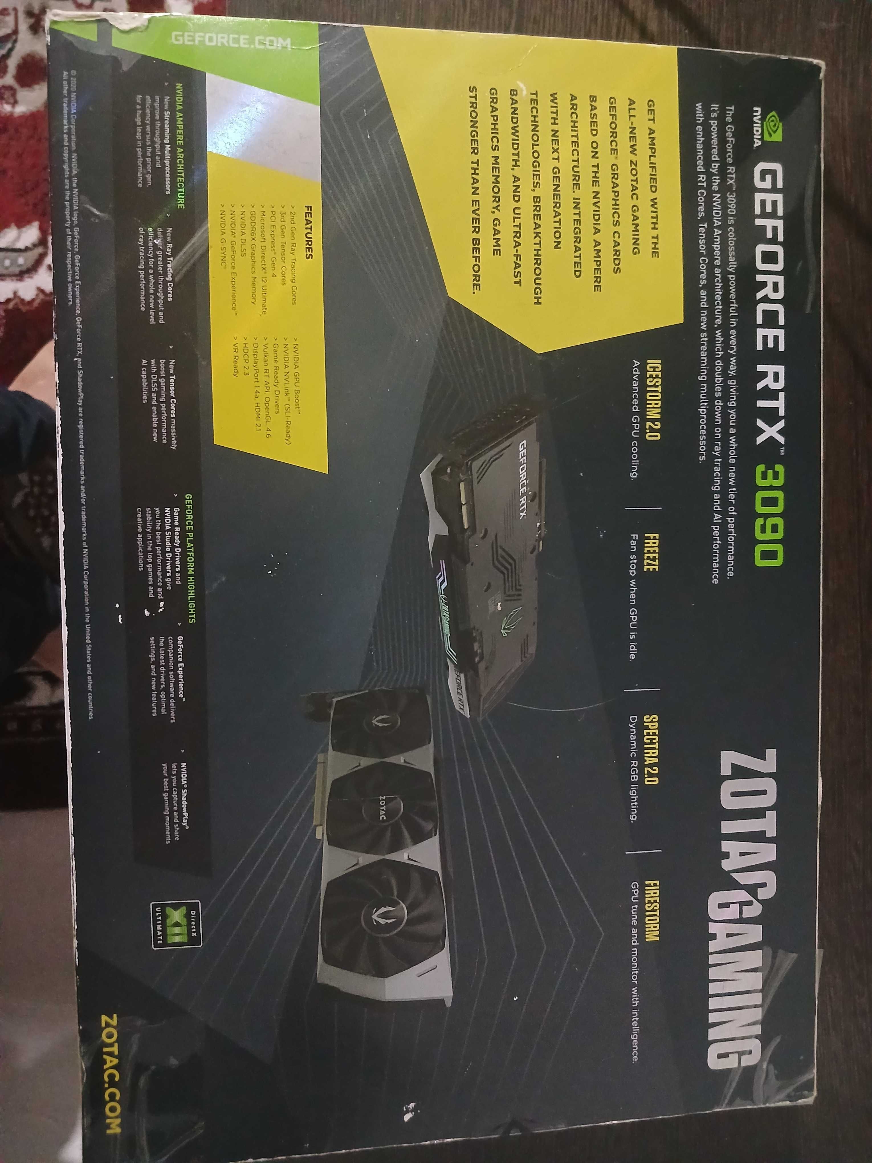Nvidia rtx3090, 24gb