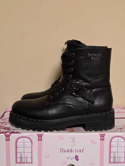 Patrizia Pepe оригинални дамски боти от естествена кожа