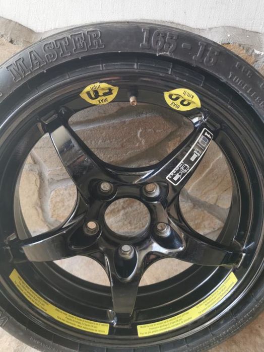 Сгъваема резервна гума, патерица 165 / 15/mercedes