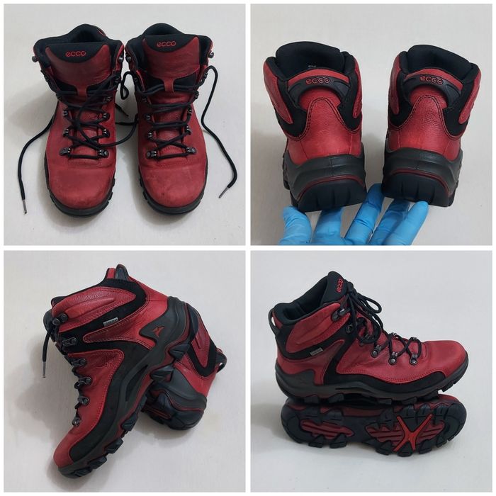 Ghete ECCO Receptor Terra Evo Yak Gore-Tex, Cognac, munte, trekking 39