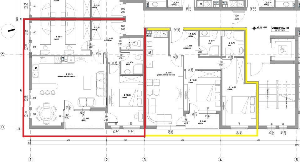 Продава се Тристаен апартамент в София, Малинова долина - 91 кв.м за 1977 €/кв.м - Снимка #1